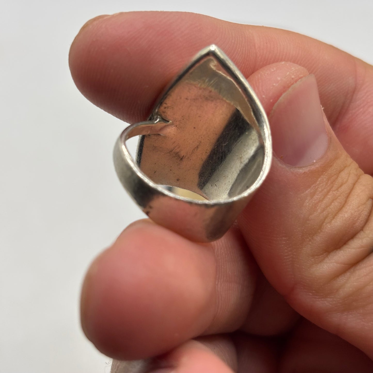 Silver Pearl Ring (M)