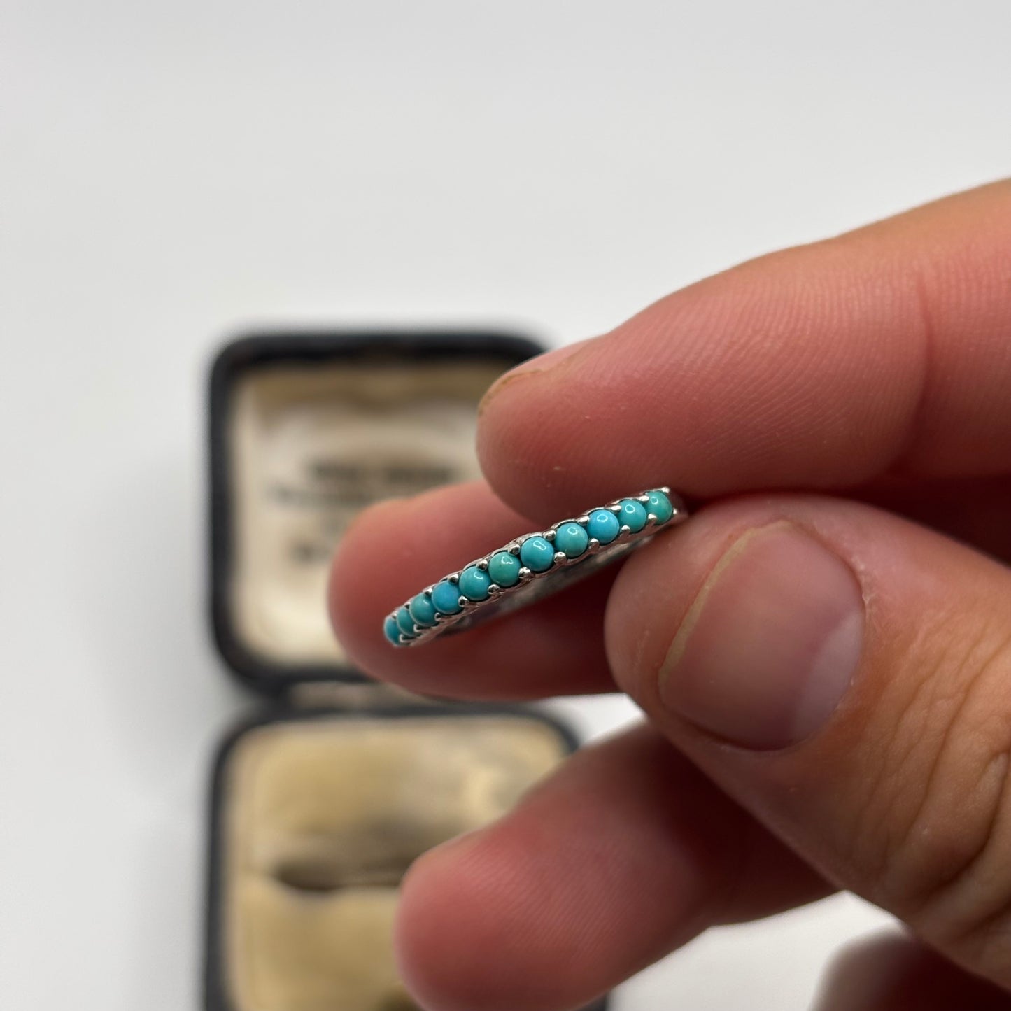 Silver Turquoise Ring (M 1/2)