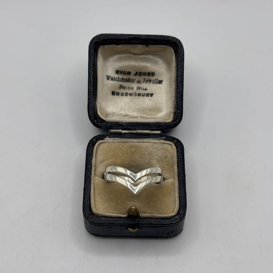 Silver Wishbone Ring