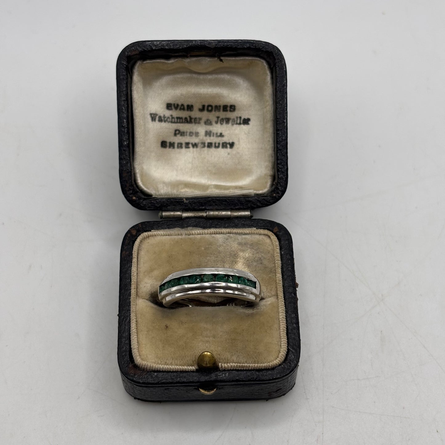 Silver Emerald Ring (N)