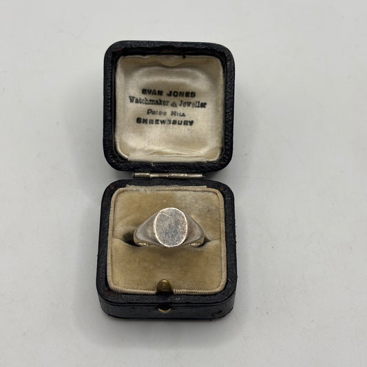 Silver Solid Signet Ring