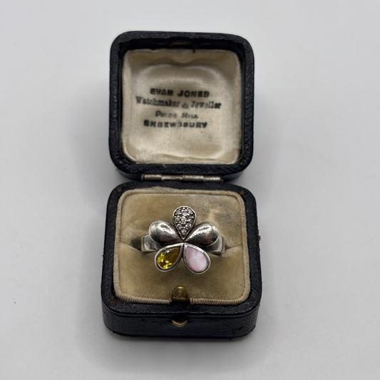 Silver Flower Ring (M)