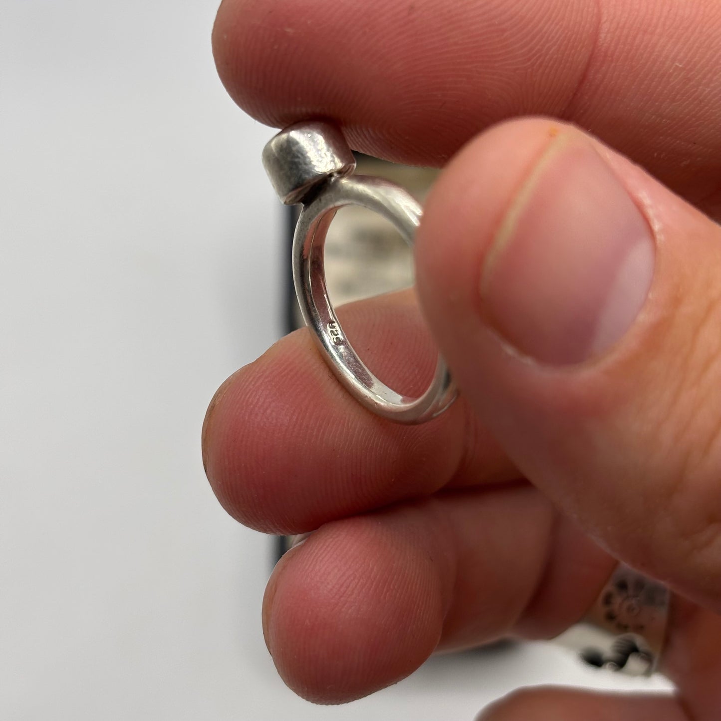 Silver Blue Topaz Ring (K)