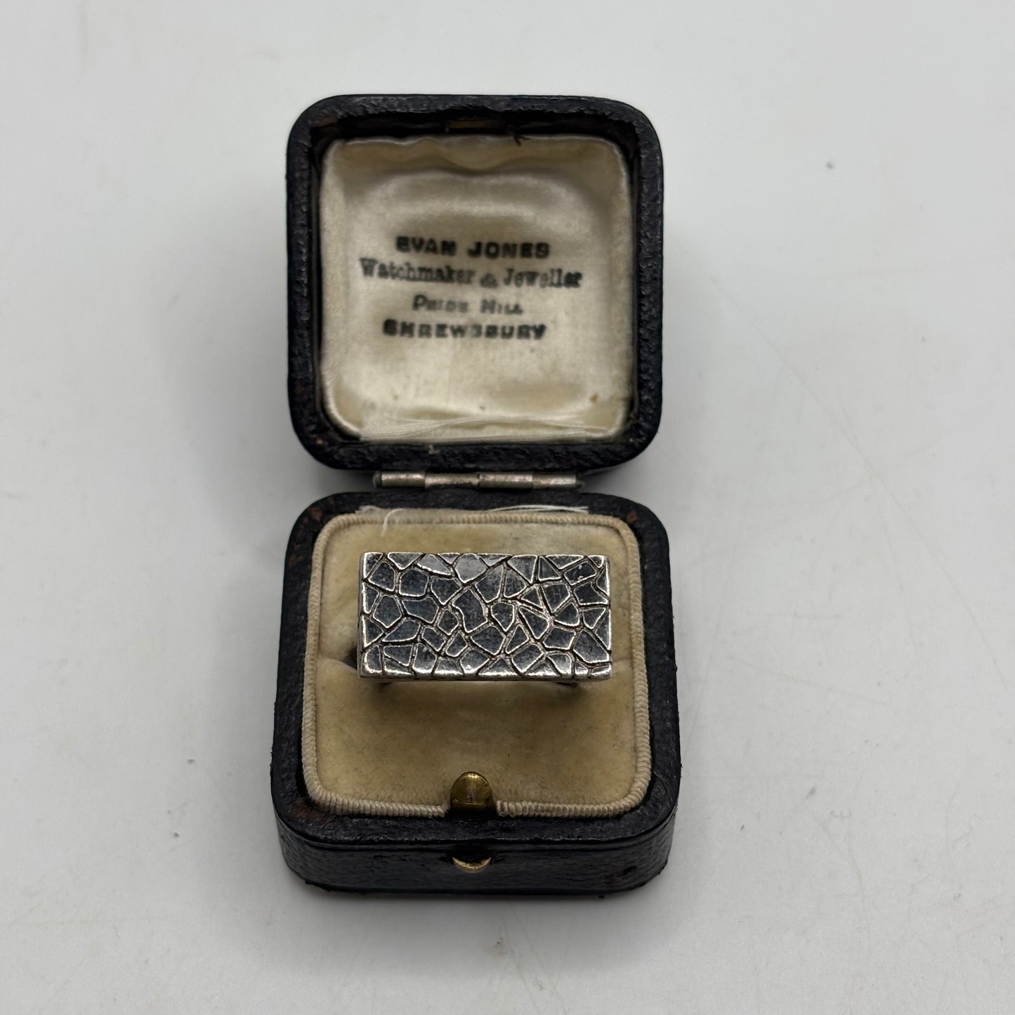 Silver Heavy Monica Vinader Ring (N)