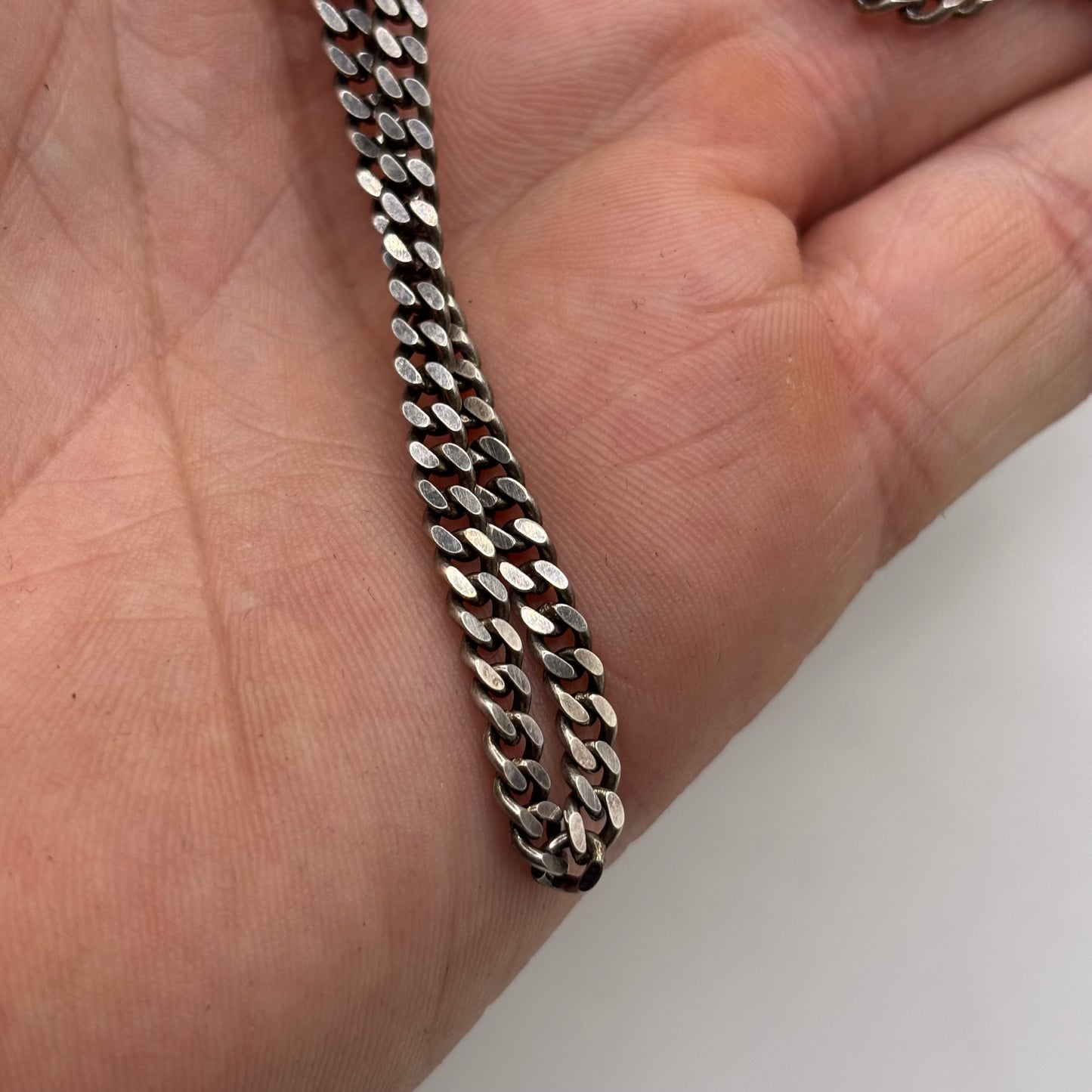 Silver 18” Curb Chain