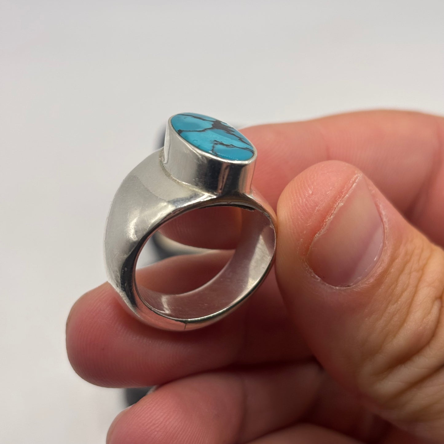 Gypsy Silver Incredible Turquoise Ring (R)