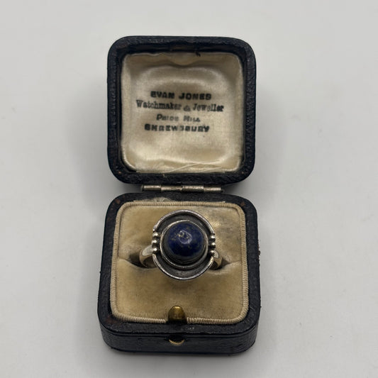 Silver Lapis Ring (P)