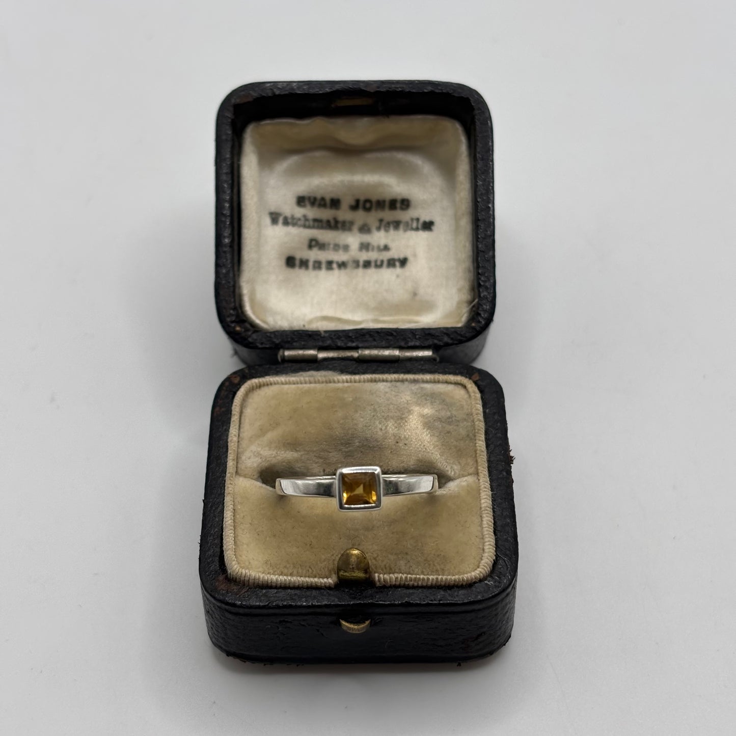 Silver Citrine Ring (N)