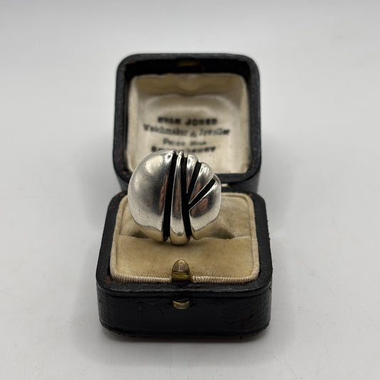 Silver Heavy Modernist Ring