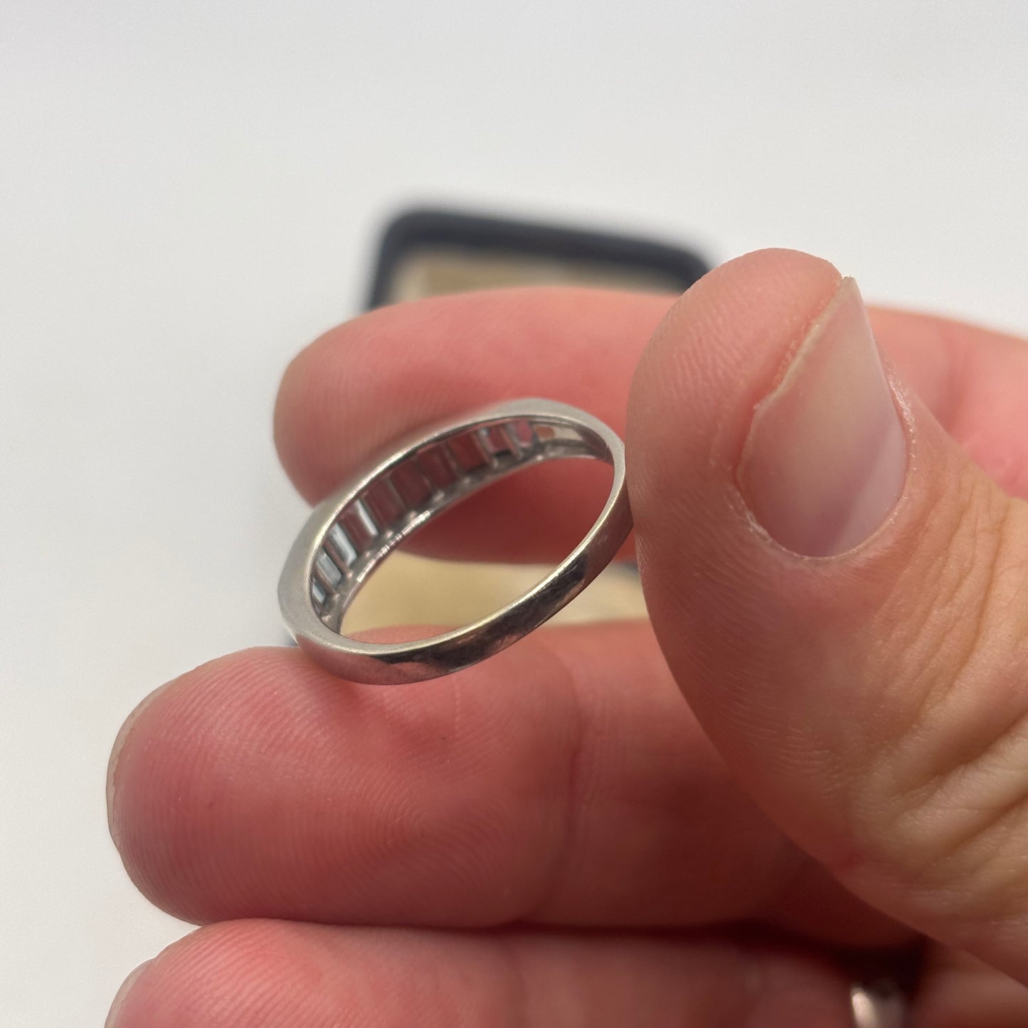 Silver Blue Topaz Ring (R)