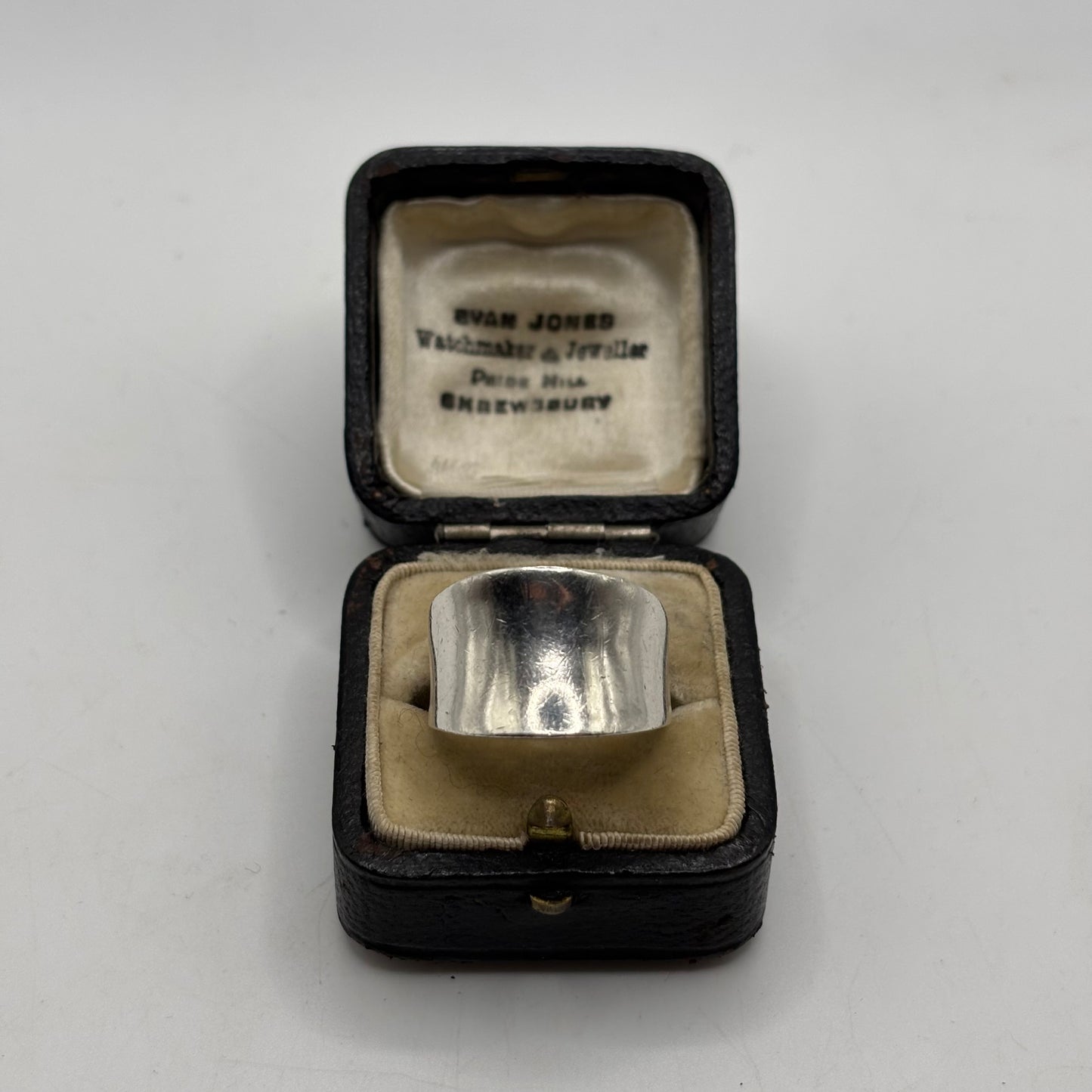 Silver Heavy Shield Ring