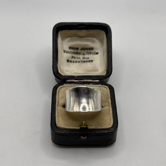 Silver Heavy Shield Ring