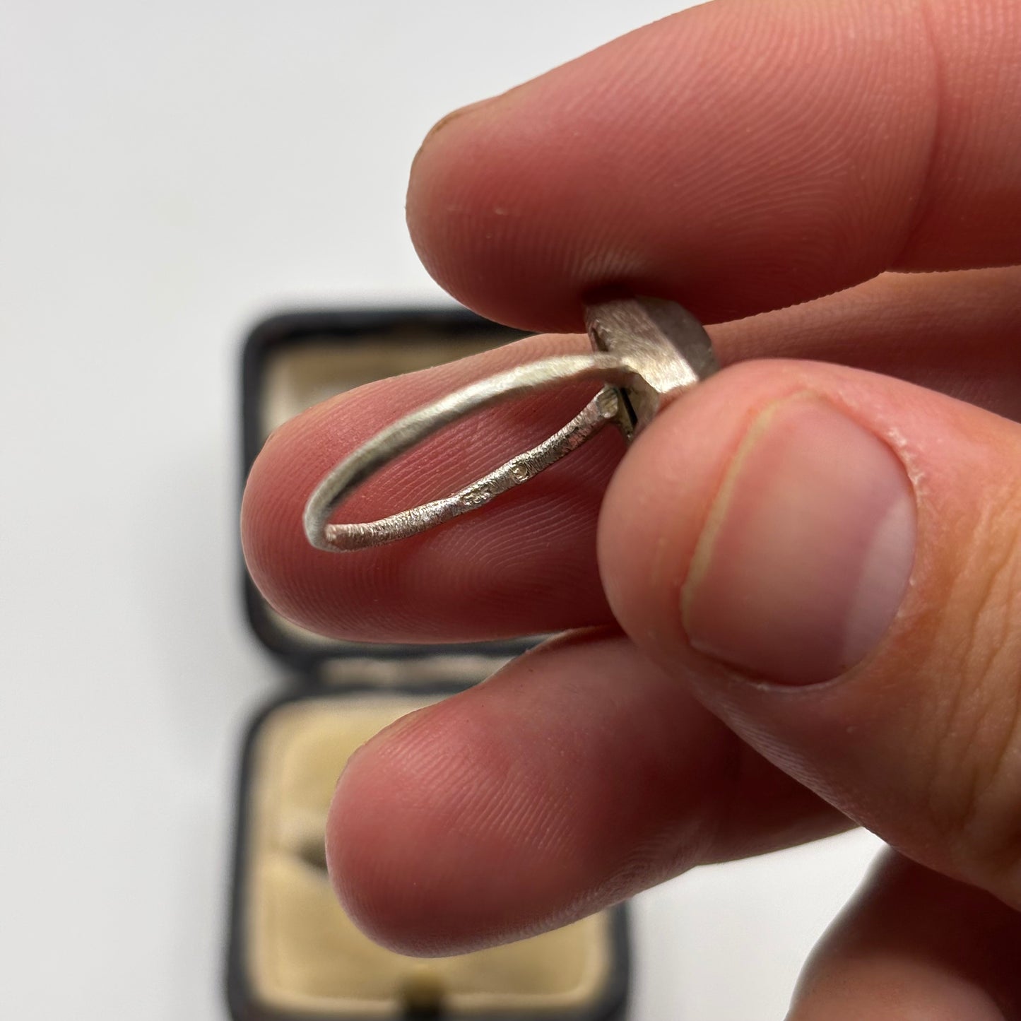 Silver Labradorite Ring (M)