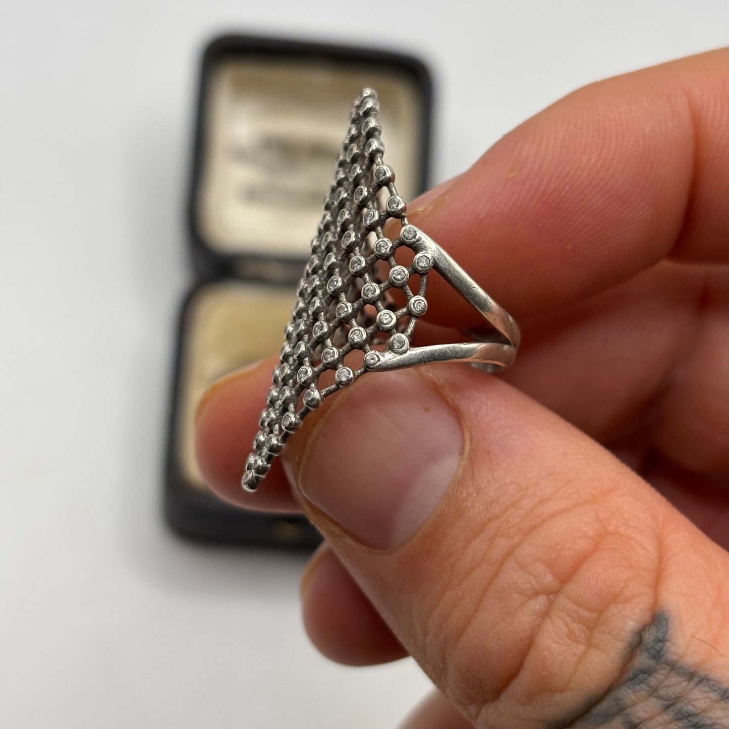 Silver Abstract Ring