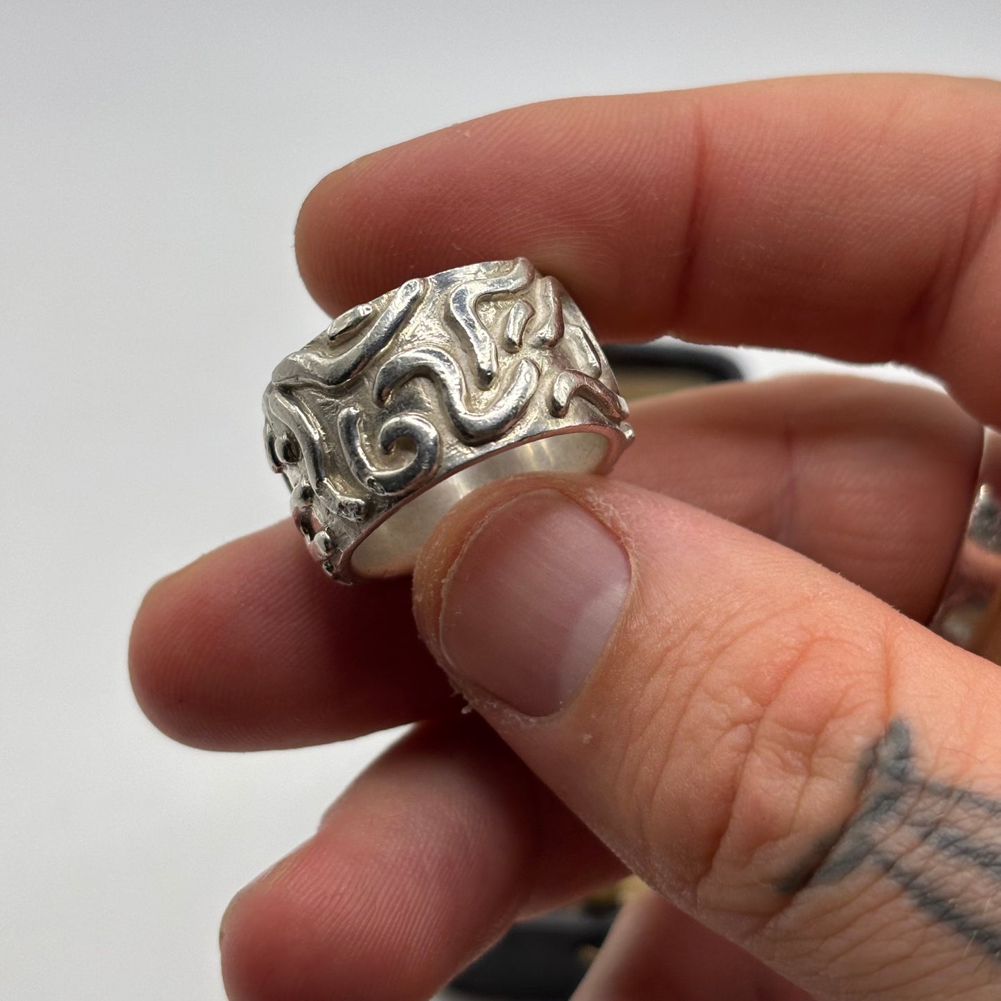 Silver Heavy Band Ring