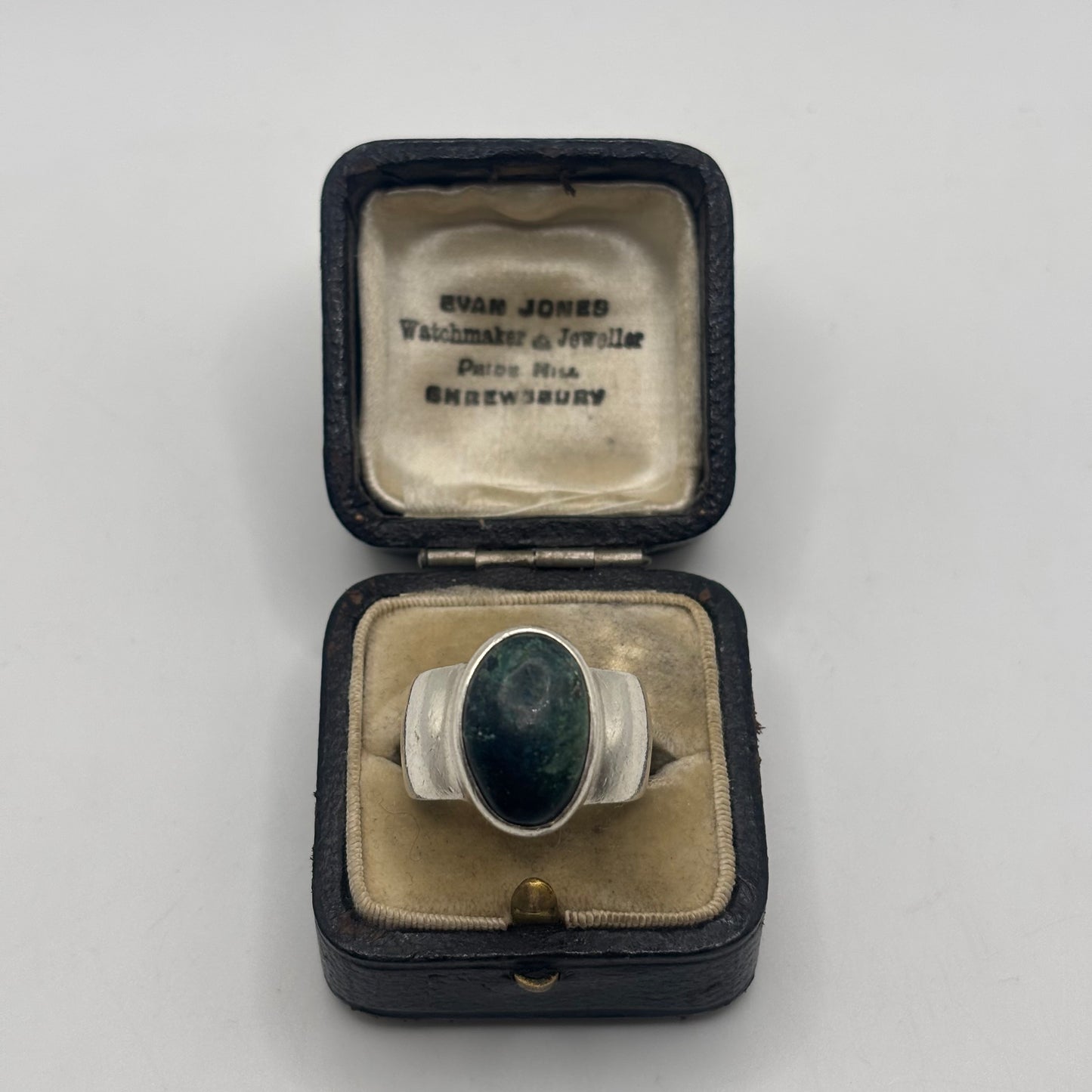 Silver Heavy Seraphinite Ring (N)