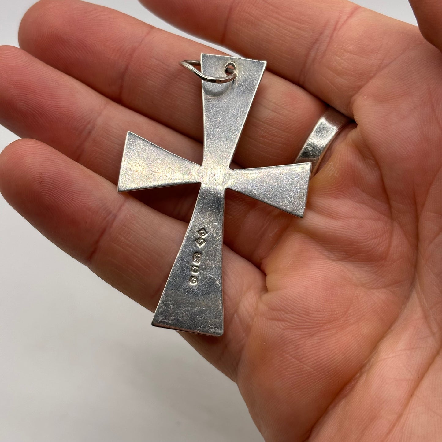 Large Silver Cross