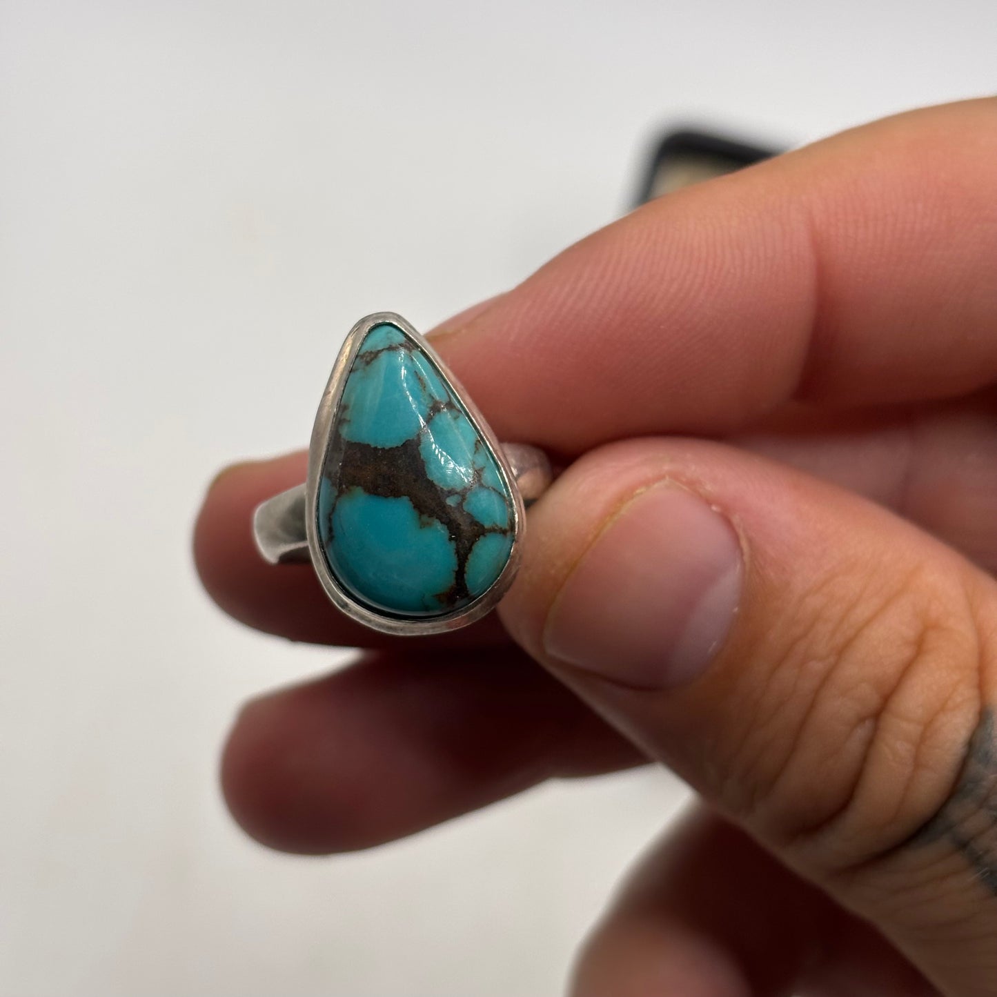 Silver Turquoise Ring (O)