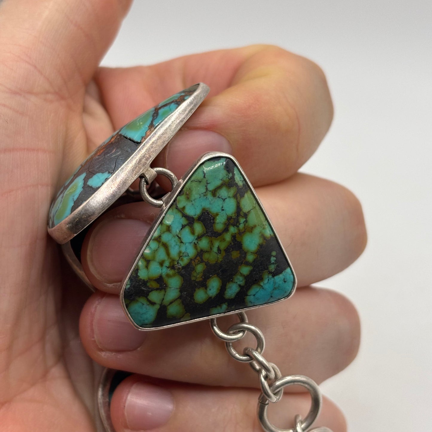 Silver 6”-7” Incredible Turquoise Bracelet