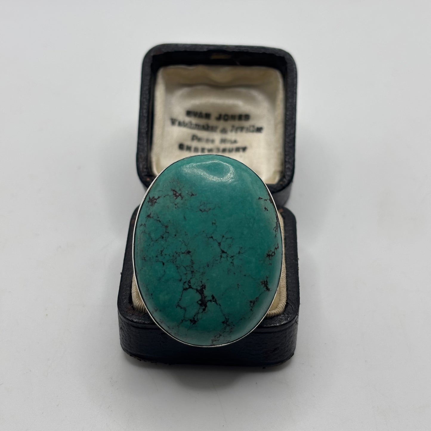 Silver Large Turquoise Statement Ring