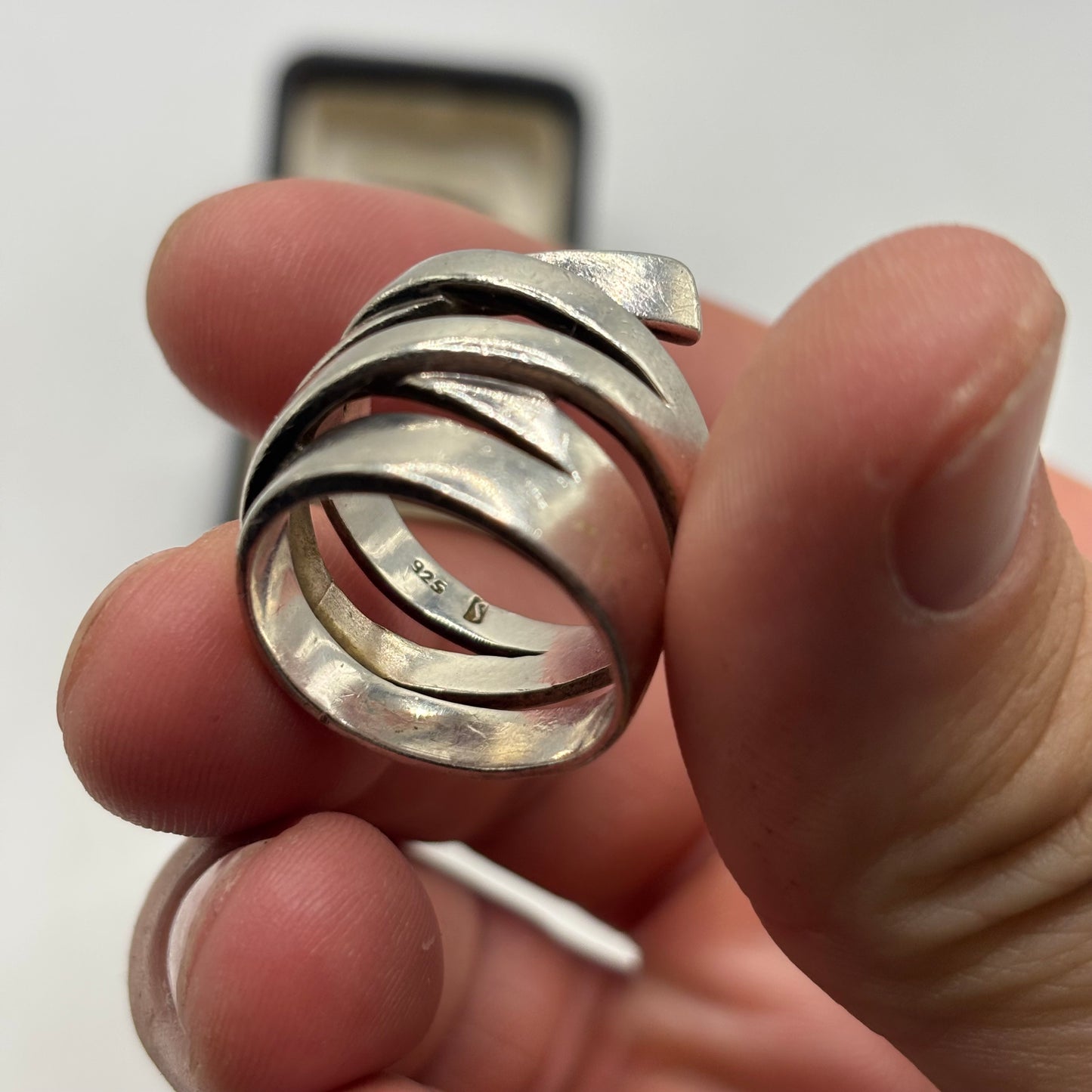 Silver Heavy Band Ring (O)