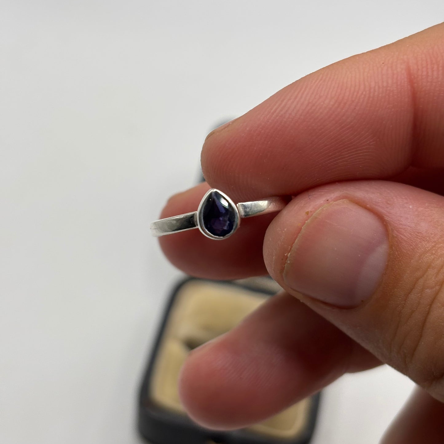 Silver Iolite Ring (P)