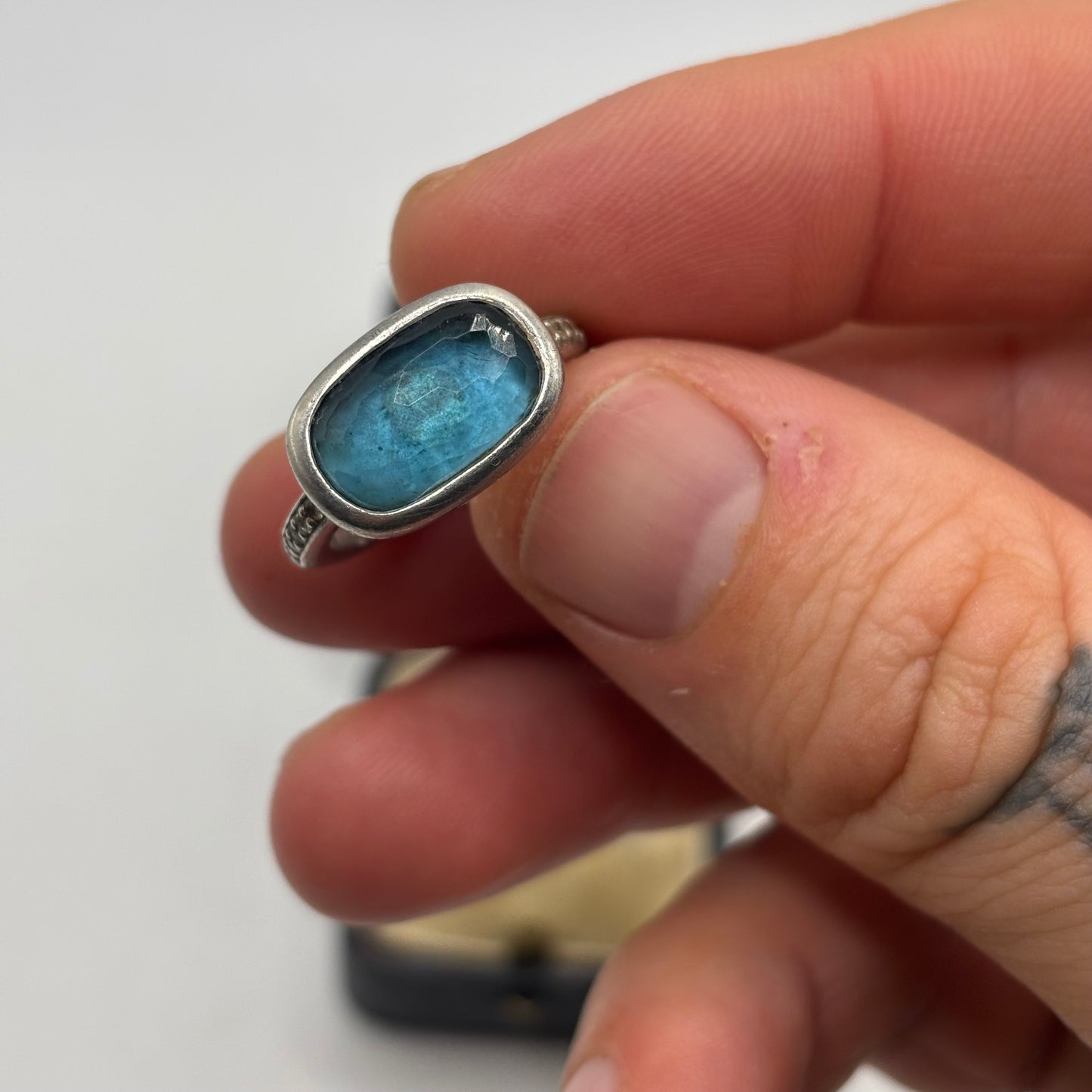 Silver Ti Sento Designer Ring