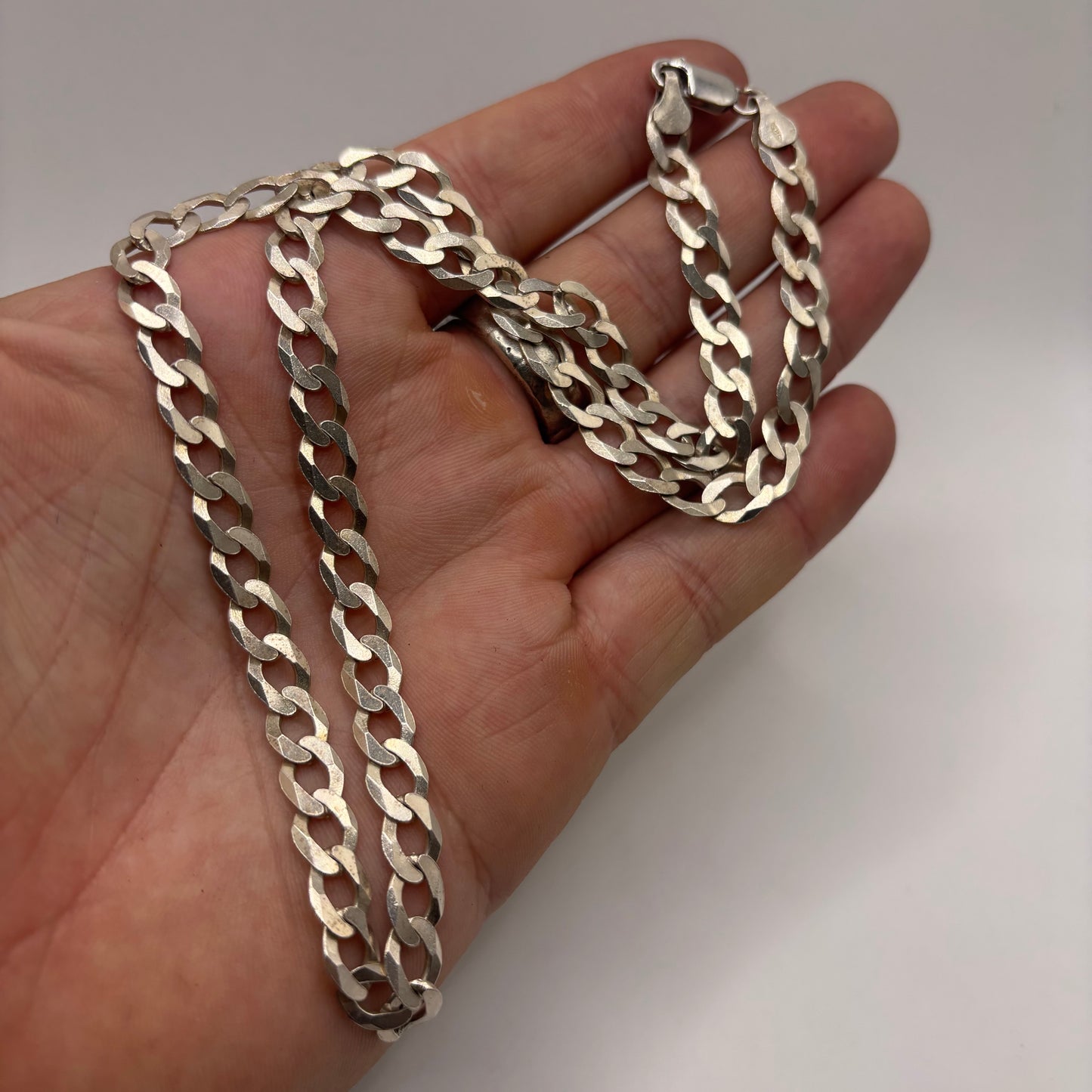 Silver 20” Curb Chain