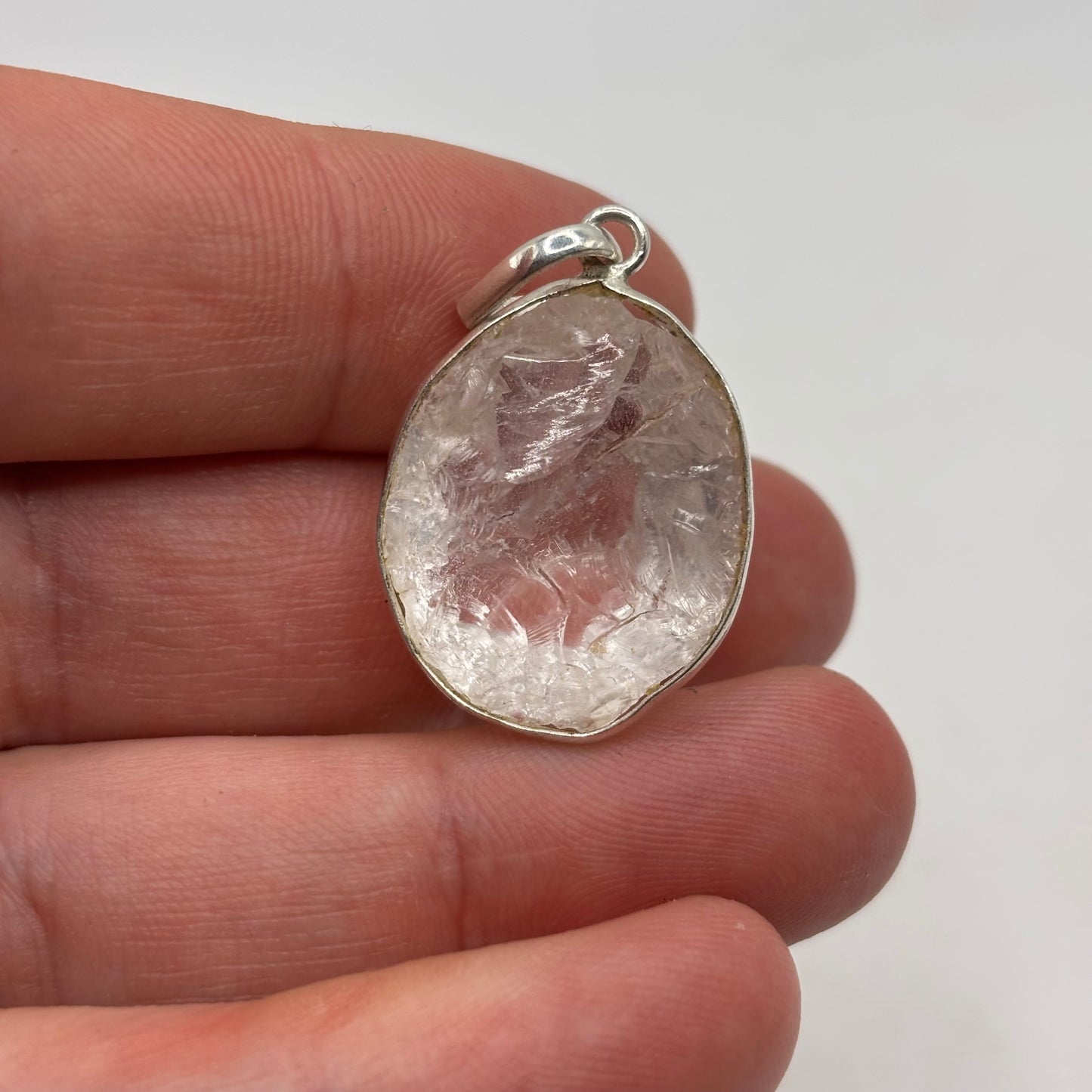 Silver Quartz Pendant
