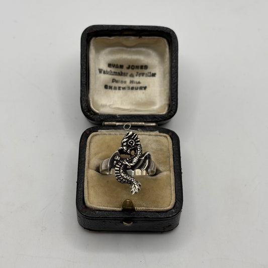 Silver Dragon Ring