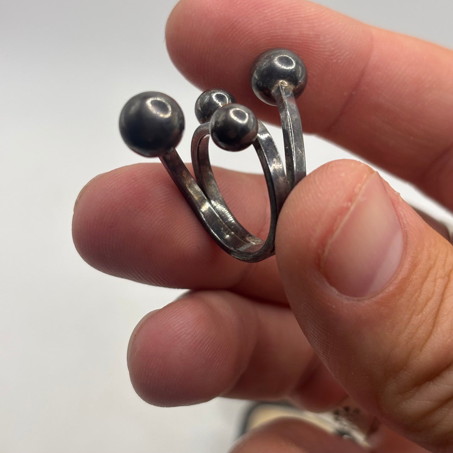 Silver Ball Ring (M)