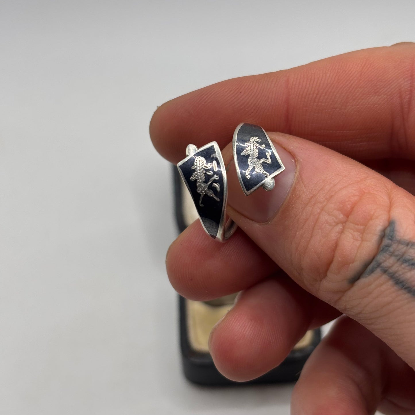 Silver Siam Silver Ring (T)