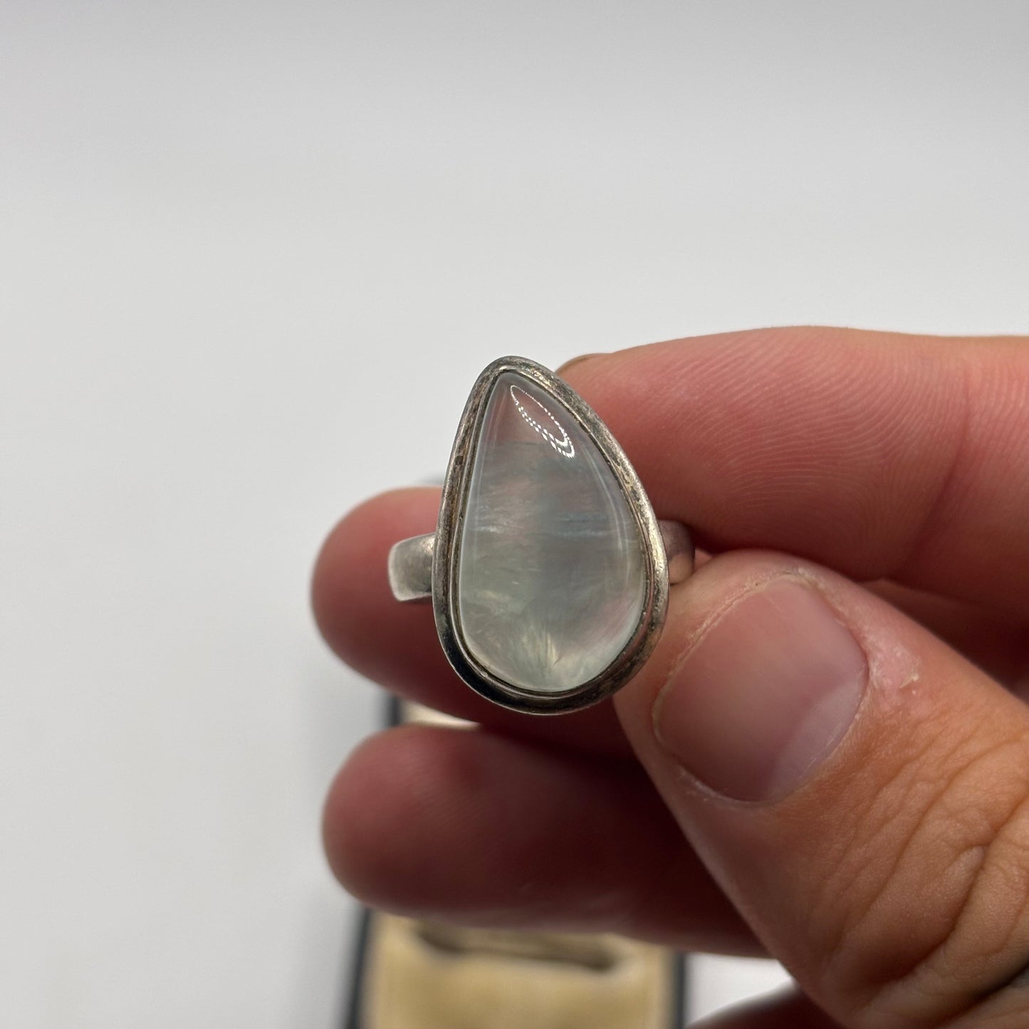 Silver Chunky Prehite Ring (P)