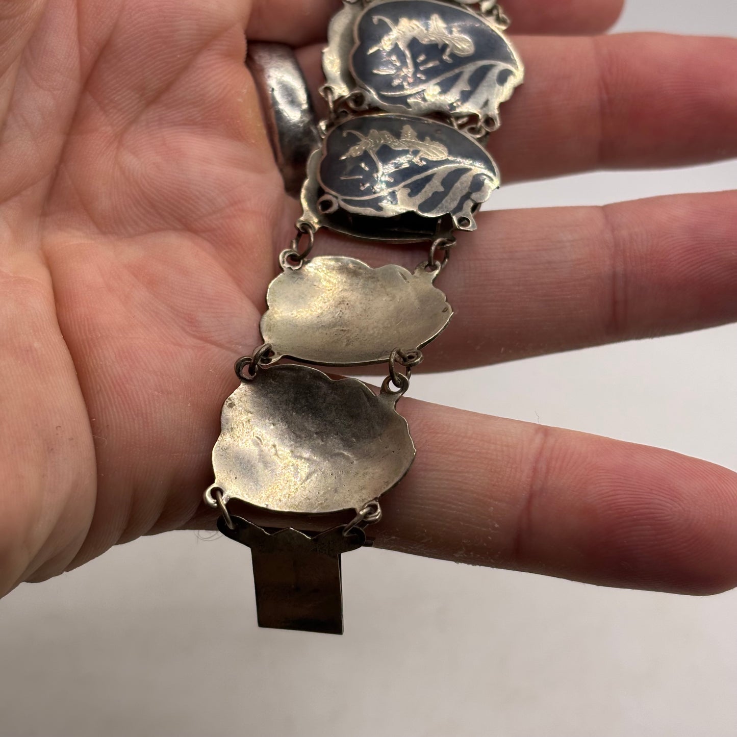 Silver 6.5” Siam Silver Bracelet