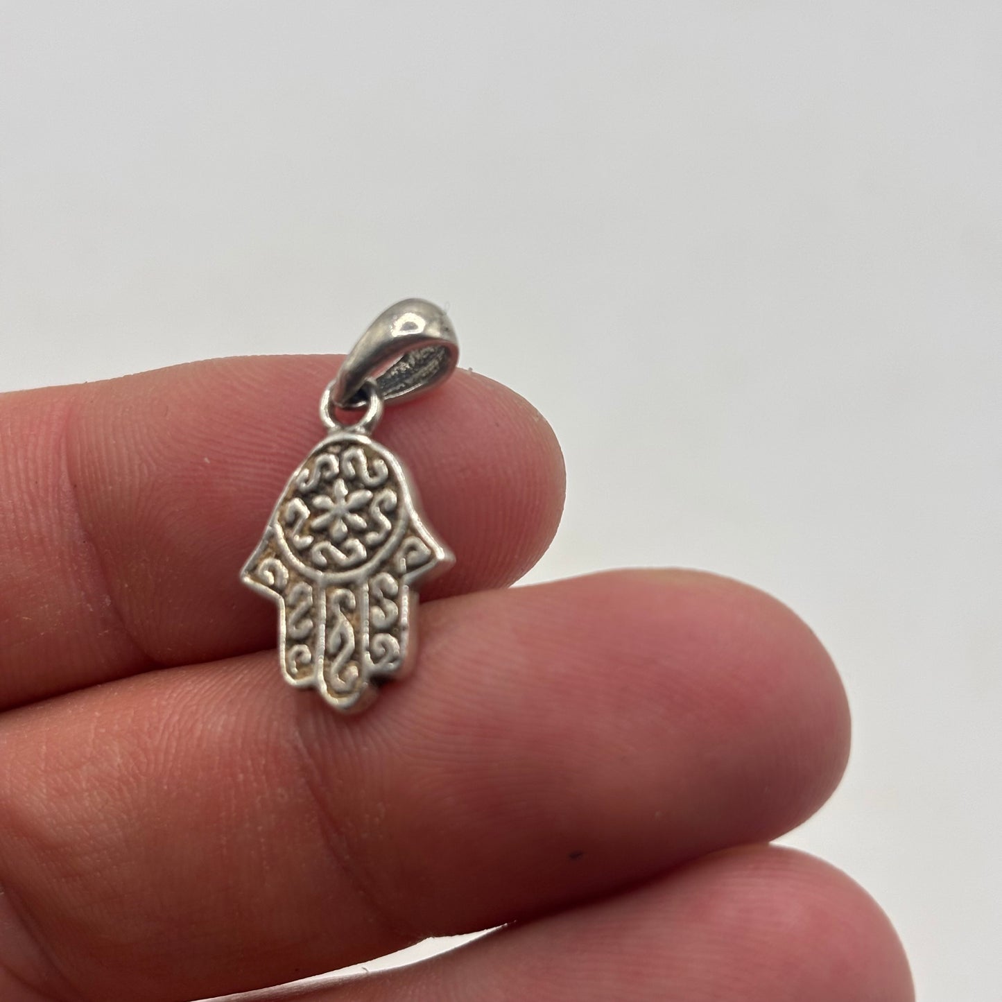 Silver Hamsa Hand