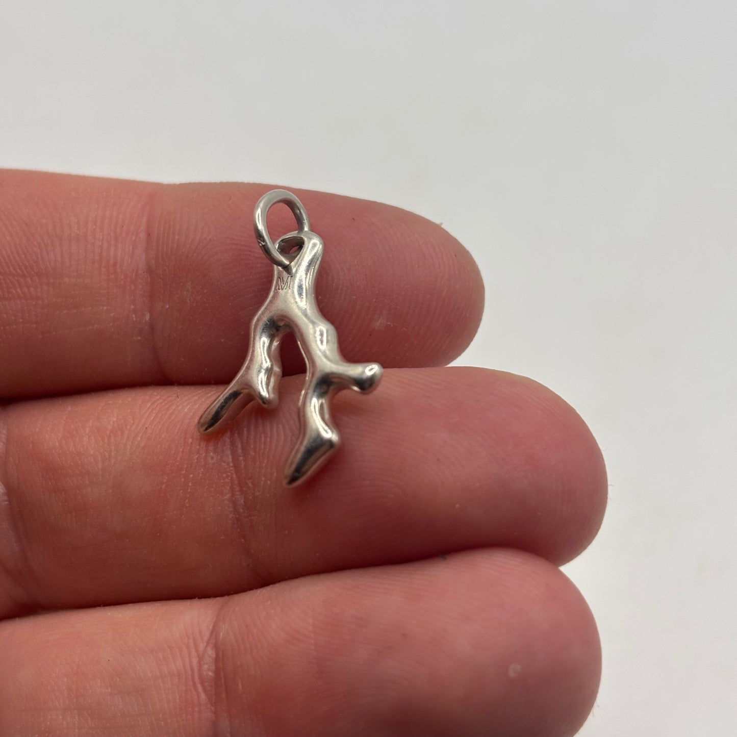 Silver Monica Vinader Mini Reef Pendant