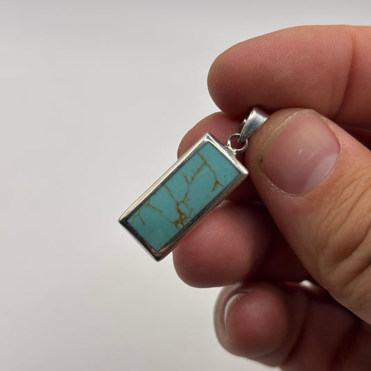 Silver Turquoise Pendant
