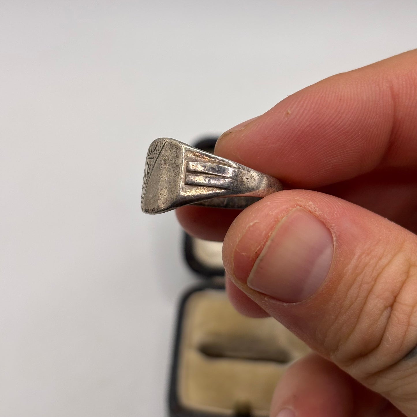 Silver Vintage Signet Ring