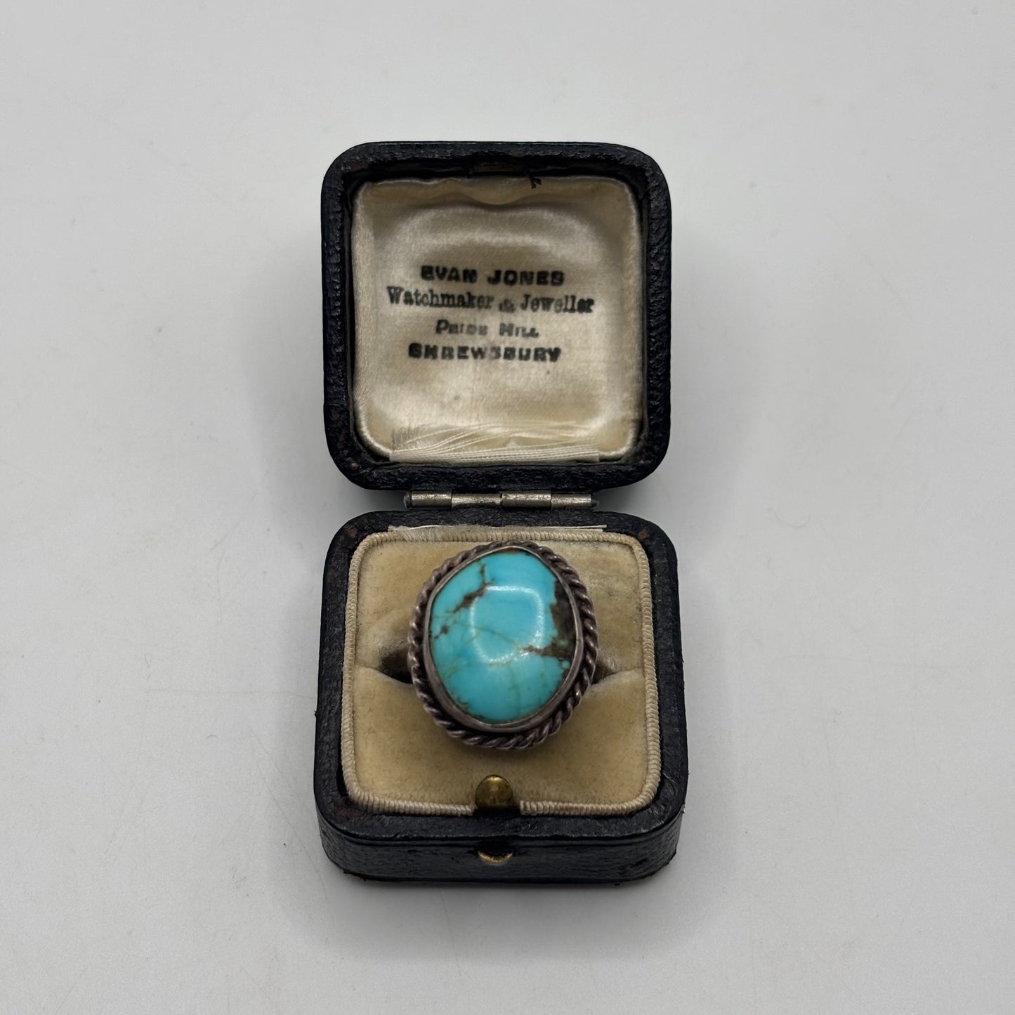 Silver Native American Turquoise Ring