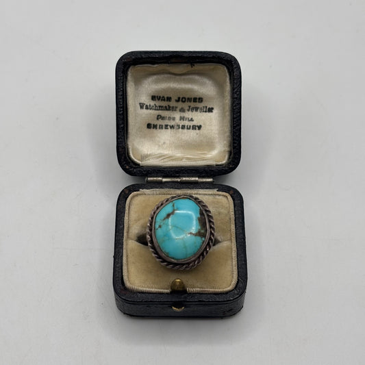 Silver Native American Turquoise Ring