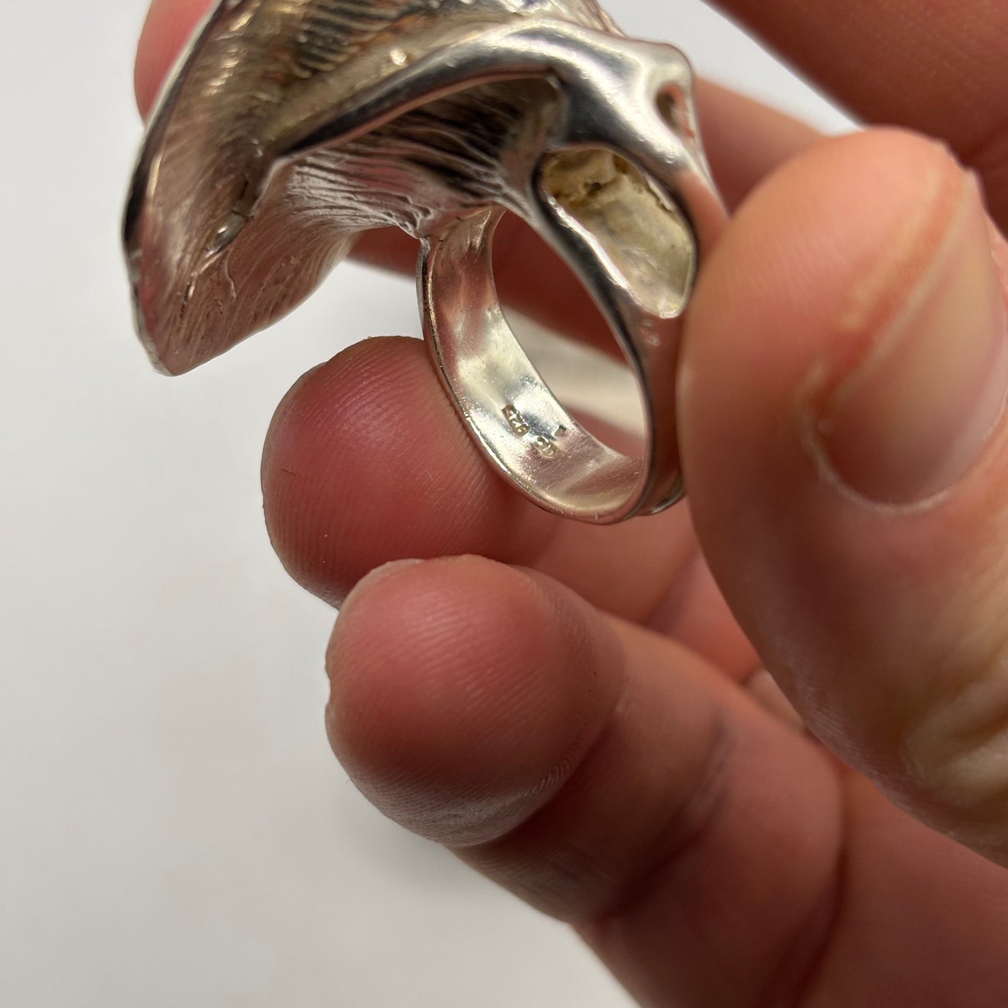 Silver Heavy Modernist Ring