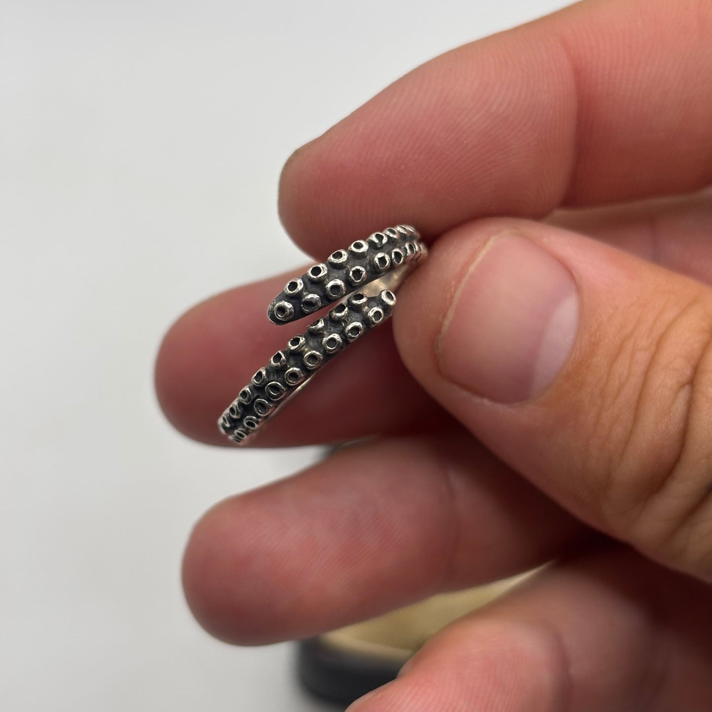 Silver Octopus Ring (Q)