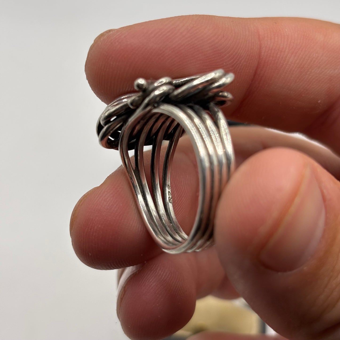 Silver Abstract Ring (U)