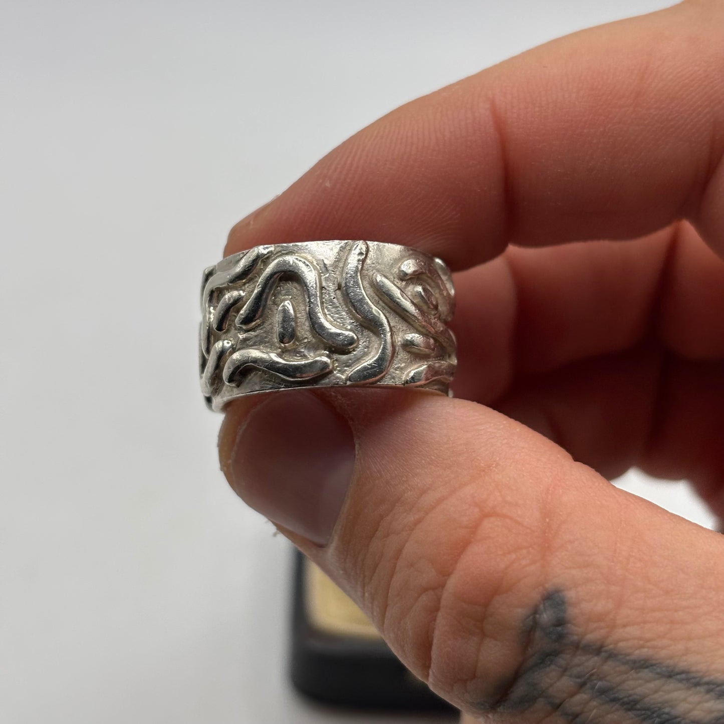 Silver Heavy Band Ring