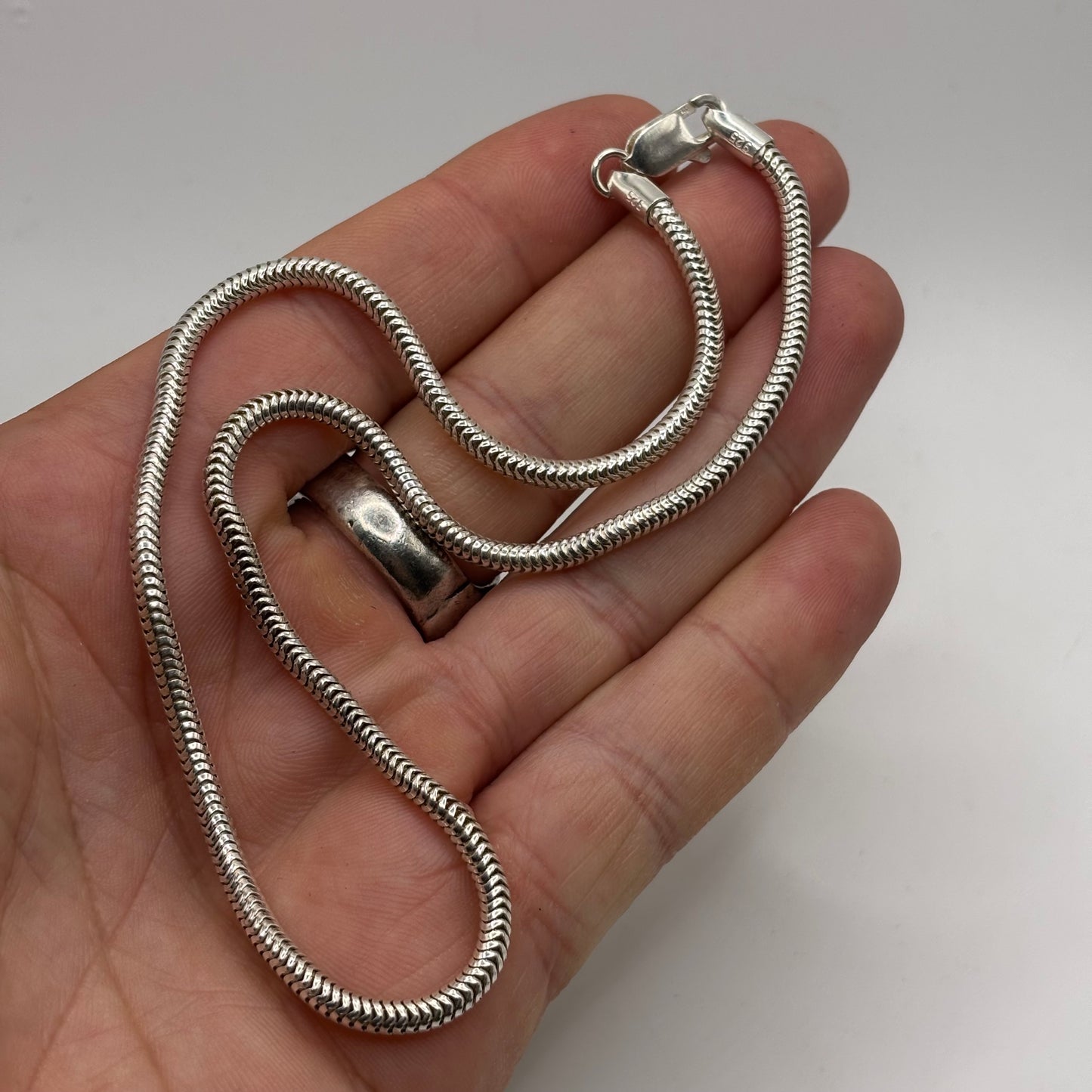Silver 16” Snake Chain