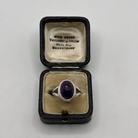 Silver Amethyst Ring