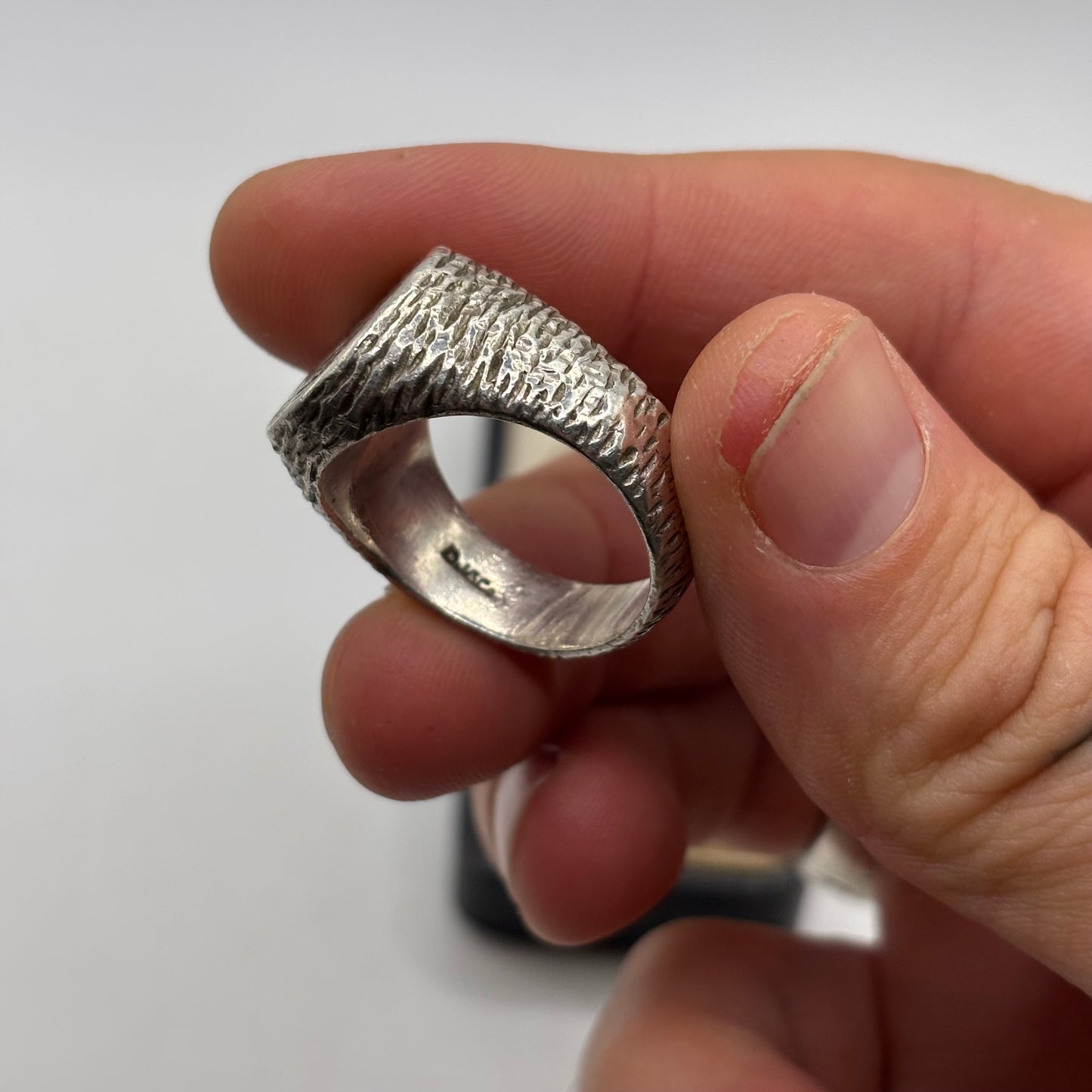 Silver Heavy Vintage Signet Ring