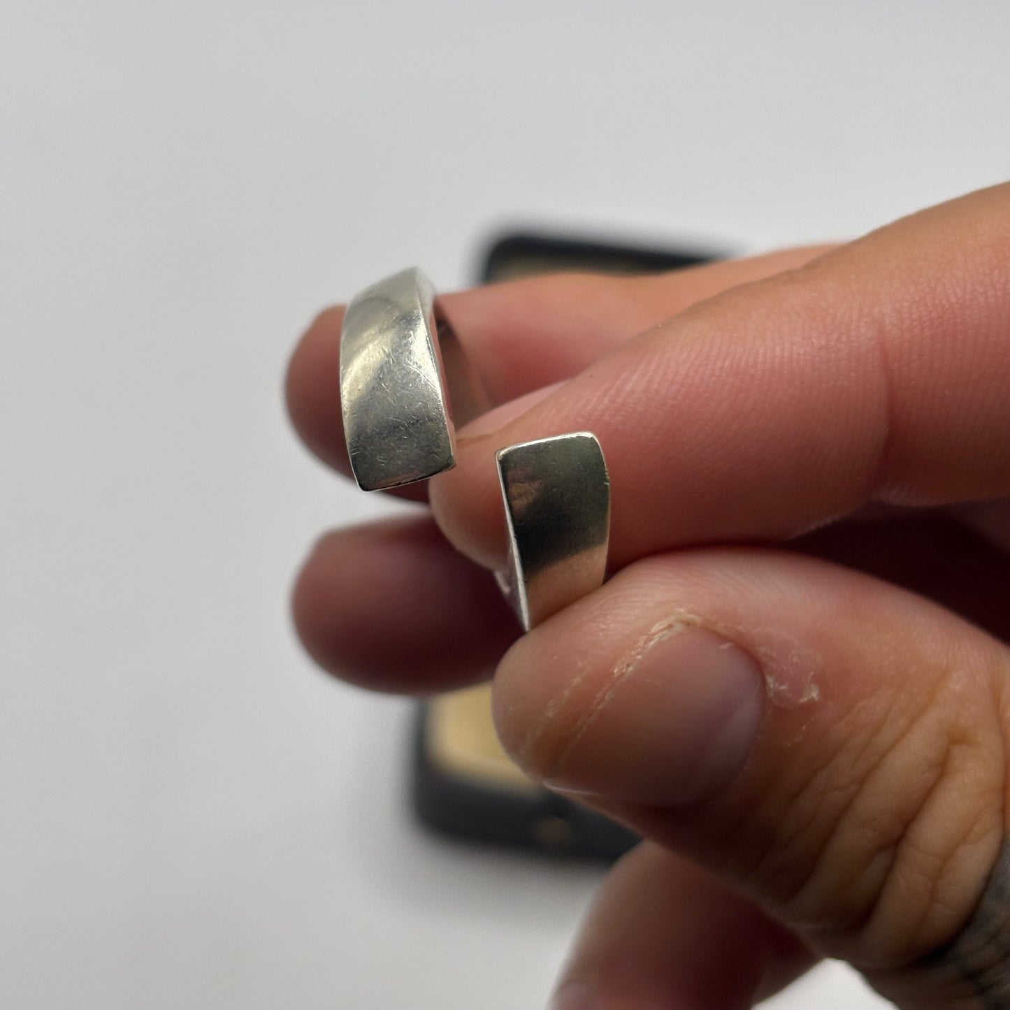 Silver Heavy Band Ring (P)