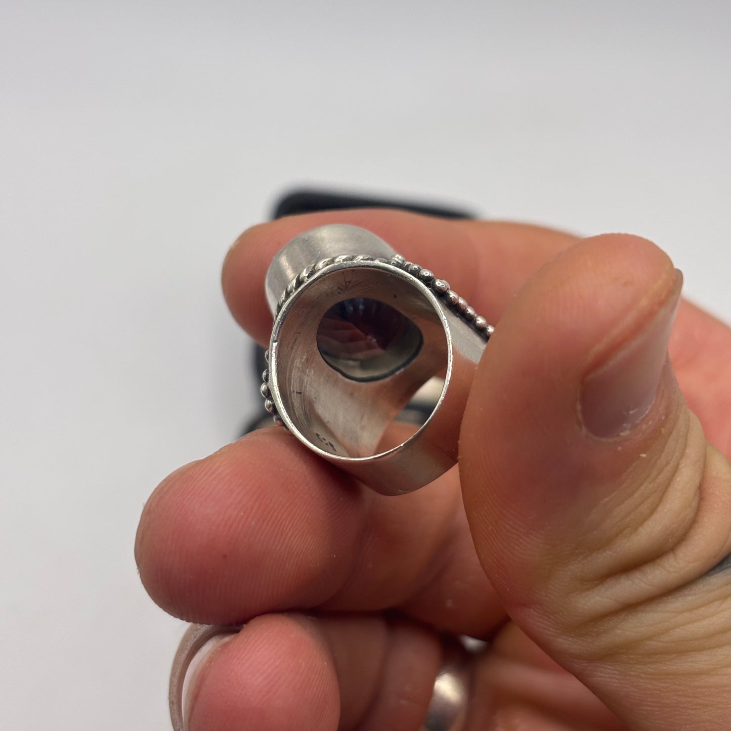 Silver Blue Topaz Ring