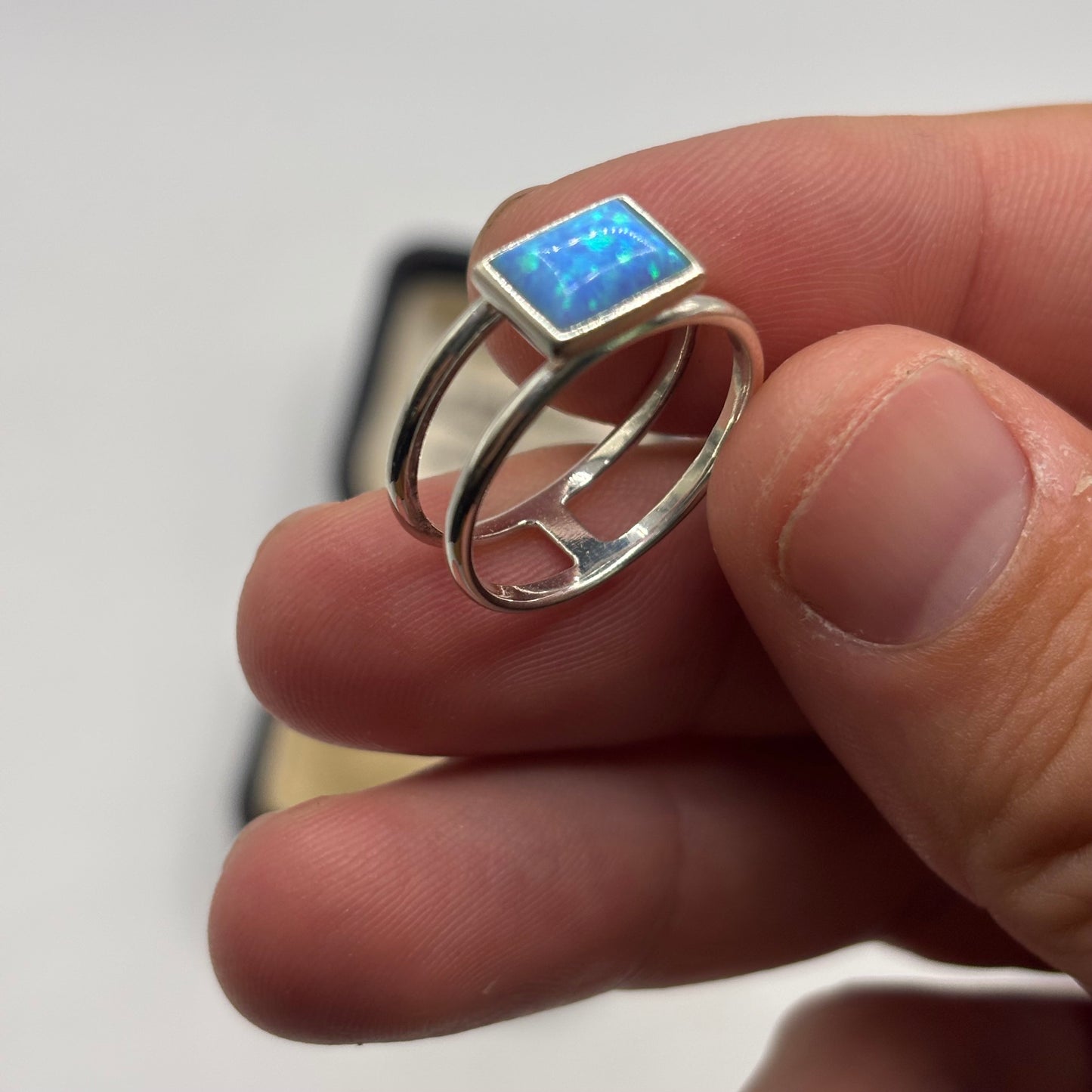 Silver Opal Ring (P)